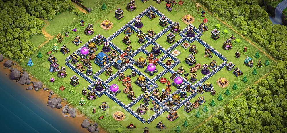 Die Max Base für Farm RH12 + Link 2024 - COC Rathaus 12 - #86