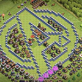 Troll Funny Diseño de aldea Ayuntamiento 12 Copiar - COC TH12 Perfecta Art Distribucion + Enlace - #10