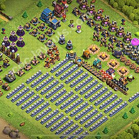 Top Base de Troll Funny HDV 12 + Lien (Link) 2026 - Hôtel de Ville 12 Art Base Copier - #34