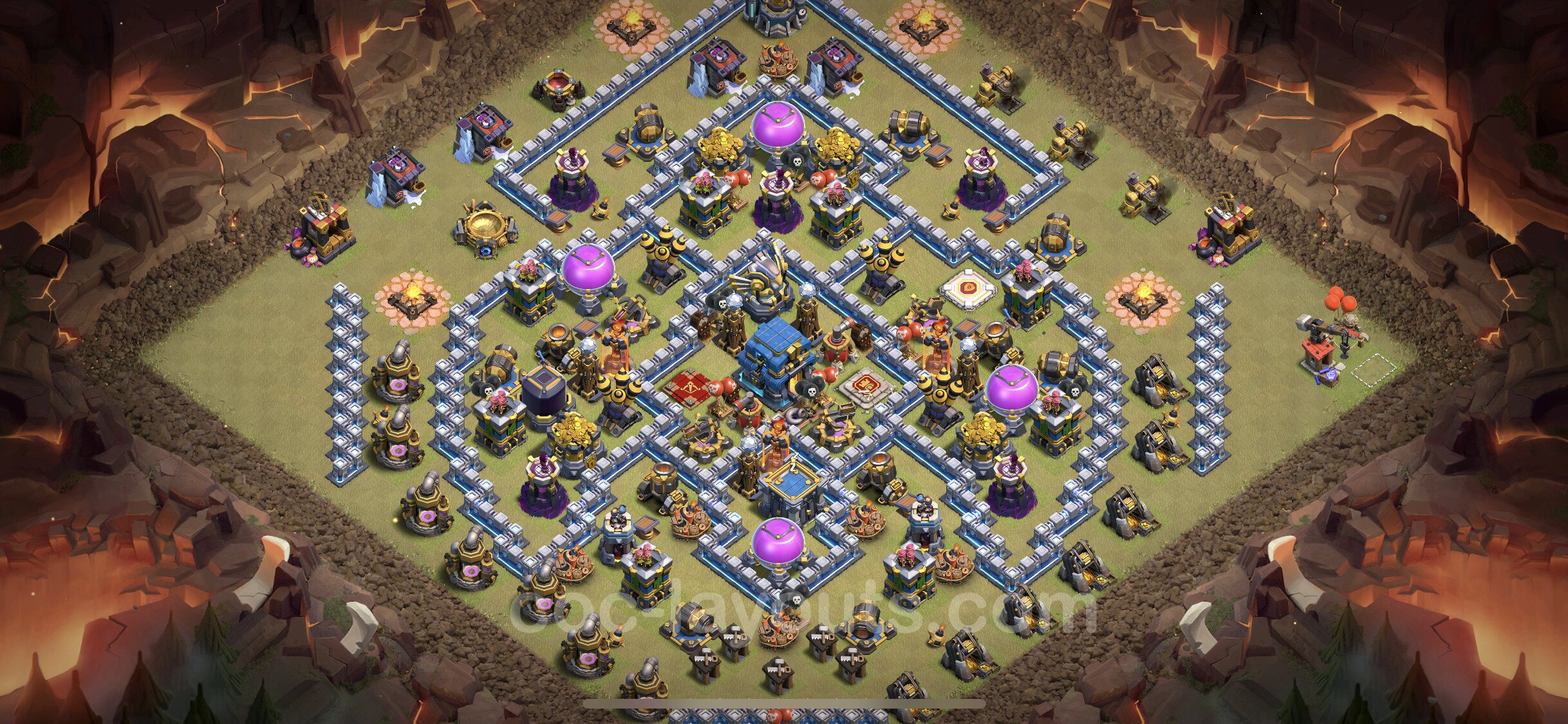 Best war base th12