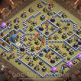 TH12 War Base Plan with Link, Anti Everything, Copy Town Hall 12 CWL Design 2023, #102