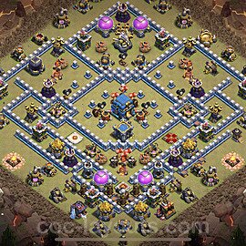 Die Maximal Clan War Base RH12 + Link, Anti Alles 2023 - COC Rathaus Level 12 Kriegsbase (CK / CW) - #107