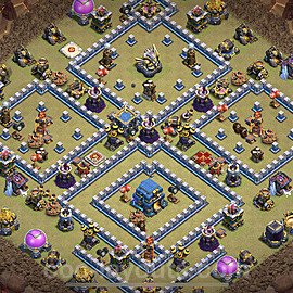 Die Clan War Base RH12 + Link, Anti Alles - COC Rathaus Level 12 Kriegsbase (CK / CW) - #13