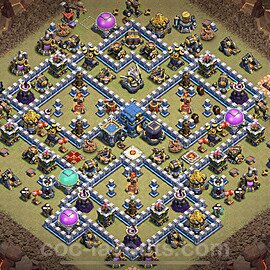 TH12 Max Levels CWL War Base Plan with Link, Copy Town Hall 12 Design 2024, #138