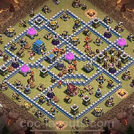 Die Maximal Clan War Base RH12 + Link, Anti Alles 2025 - COC Rathaus Level 12 Kriegsbase (CK / CW) - #139