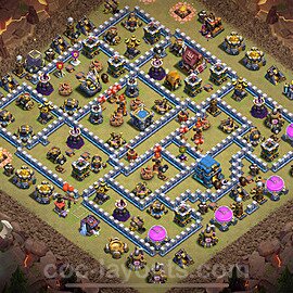 TH12 Max Levels CWL War Base Plan with Link, Copy Town Hall 12 Design 2025, #141