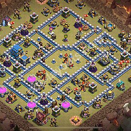 Die Clan War Base RH12 + Link 2026 - COC Rathaus Level 12 Kriegsbase (CK / CW) - #189