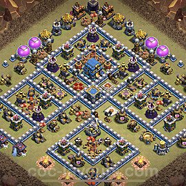 Die Clan War Base RH12 + Link, Anti Alles - COC Rathaus Level 12 Kriegsbase (CK / CW) - #20