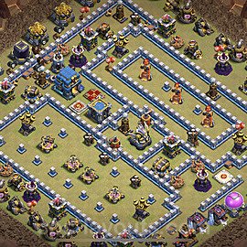 TH12 Max Levels CWL War Base Plan with Link, Anti Everything, Copy Town Hall 12 Design, #32