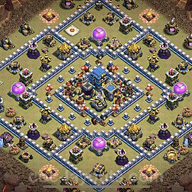TH12 War Base Plan with Link, Legend League, Anti Everything, Copy Town Hall 12 CWL Design, #36