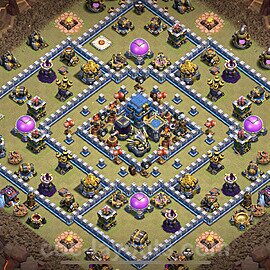 Die Clan War Base RH12 + Link, Legend League, Anti Alles - COC Rathaus Level 12 Kriegsbase (CK / CW) - #36