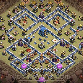 TH12 Max Levels CWL War Base Plan with Link, Anti Everything, Copy Town Hall 12 Design 2021, #53