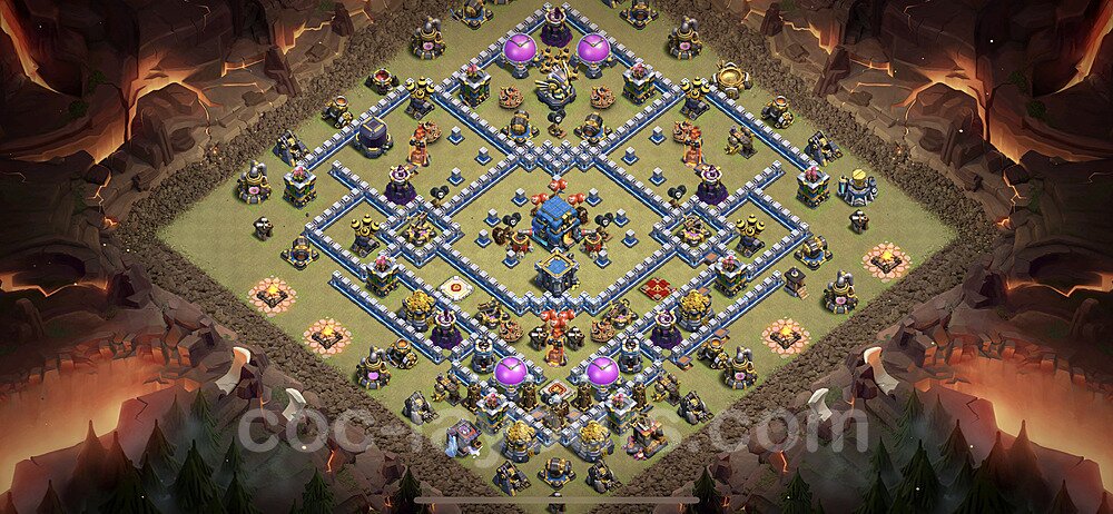 TH12 Max Levels CWL War Base Plan with Link, Anti Everything, Copy Town Hall 12 Design 2023, #107