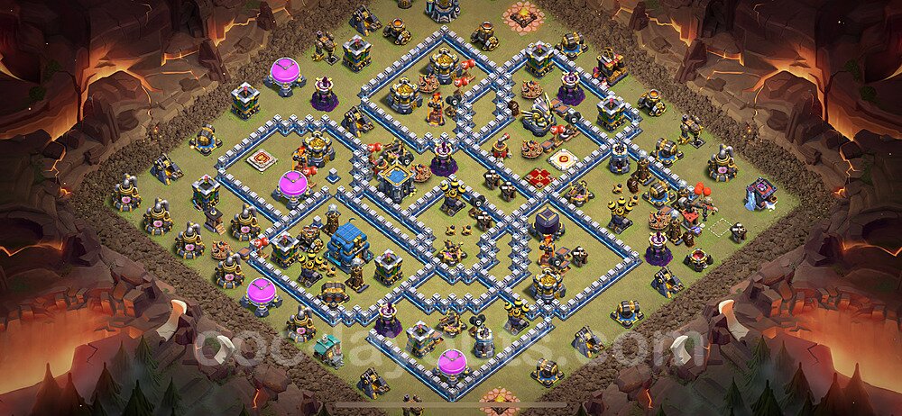 TH12 Max Levels CWL War Base Plan with Link, Anti Everything, Copy Town Hall 12 Design 2024, #147