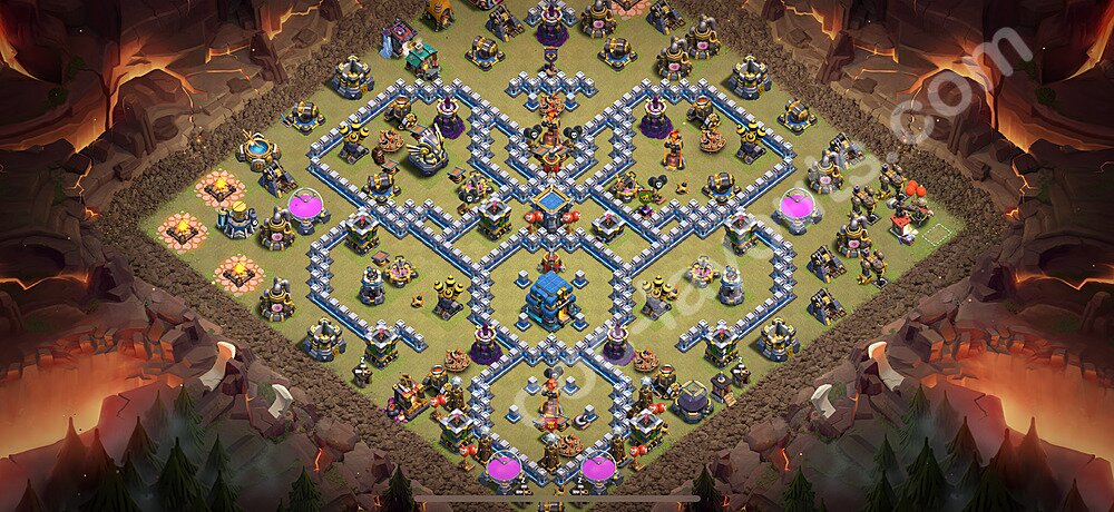 Municipio livello 12 Base di Guerra + Link - Anti 3 Stelle Disposizione Villaggio COC 2026 TH12 - #191