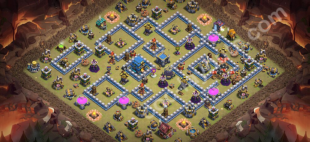 Die Clan War Base RH12 + Link, Anti Alles 2026 - COC Rathaus Level 12 Kriegsbase (CK / CW) - #199