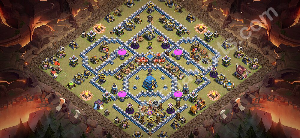 Top Anti 2 Etoiles Base de Guerre HDV 12 + Lien (Link), Anti tout 2026 gdc - Hôtel de Ville 12 Base Copier - #200