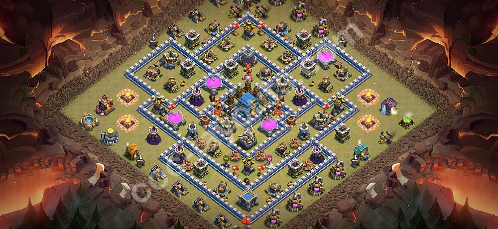 Top Base de Guerre HDV 12 + Lien (Link), Anti tout 2026 gdc - Hôtel de Ville 12 Base Copier - #206