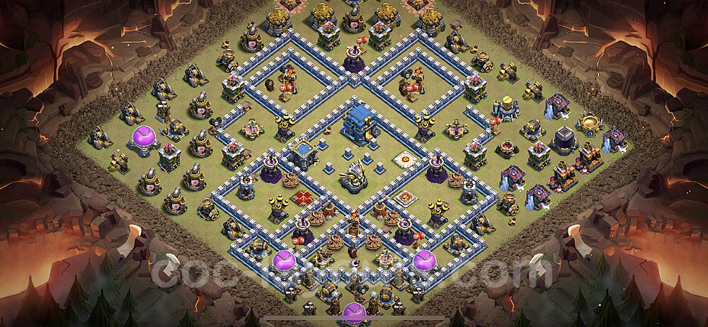 TH12 Max Levels CWL War Base Plan with Link, Anti Everything, Copy Town Hall 12 Design 2021, #53