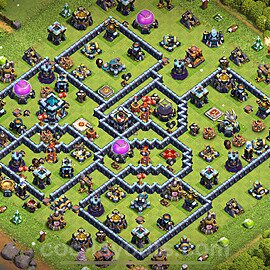    13     HYBRID ATTACK AT TH13  Clash of Clans     