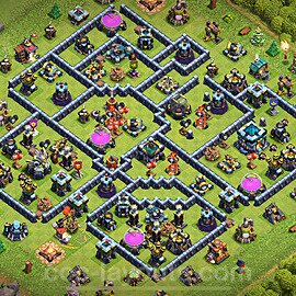 Layout de Defesa CV13 com link, Legend League, Híbrido 2025 - Centro de Vila 13, #123