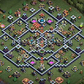 Die Anti Alles Base RH13 + Link 2026 - COC Rathaus 13 Kopieren Base - #146