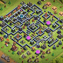 Municipio livello 13 Anti Drago Base + Link - Miglior Disposizione Villaggio per Difesa COC 2026 TH13 - #147