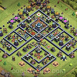 Anti Everything TH13 Base Plan with Link, Copy Town Hall 13 Design 2023, #2