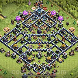 TH13 Trophy Base Plan with Link, Anti Everything, Copy Town Hall 13 Base Design 2023, #27