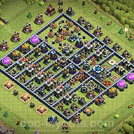Anti Everything TH13 Base Plan with Link, Copy Town Hall 13 Design, #39