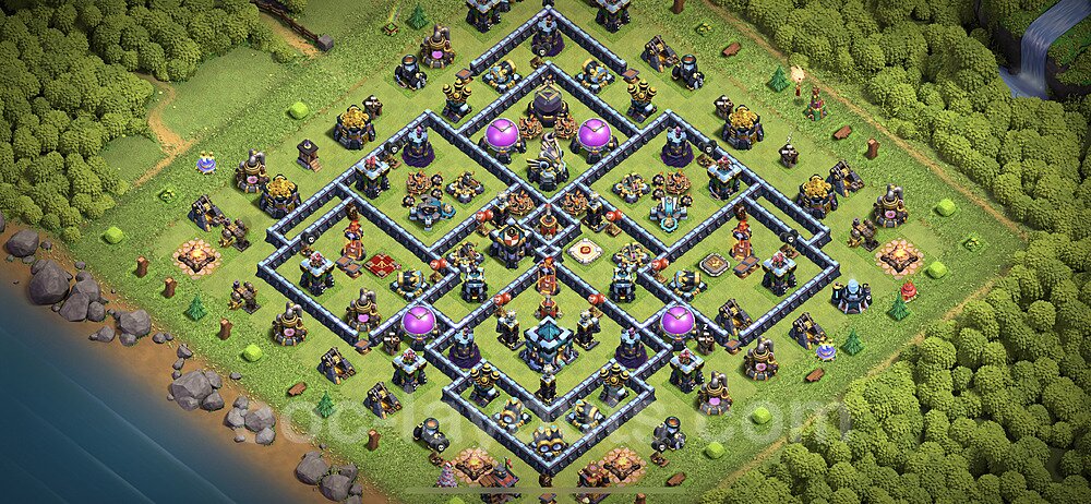 Full Upgrade TH13 Base Plan with Link, Anti Everything, Copy Town Hall 13 Max Levels Design 2023, #89