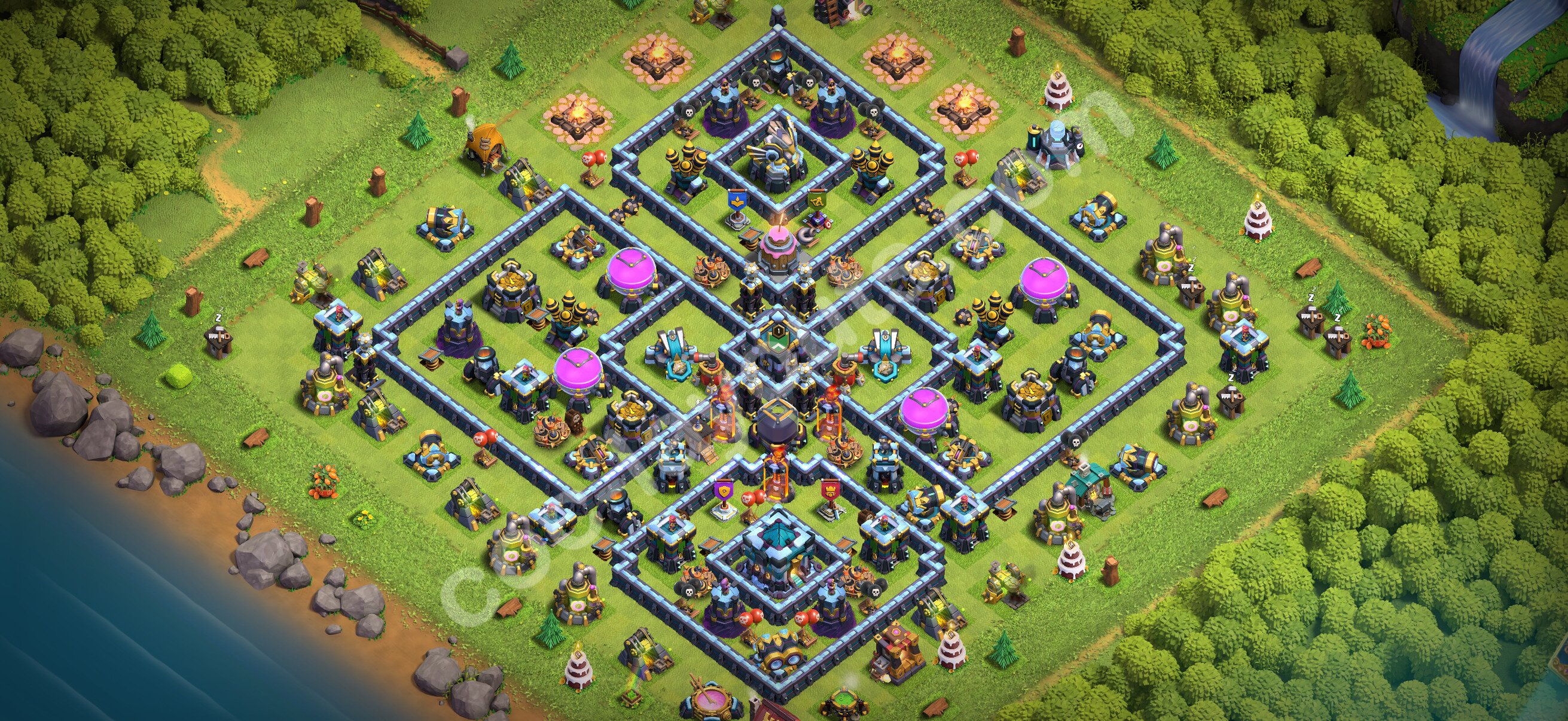 TH13 Farming Base #82 – TH13 layout preview