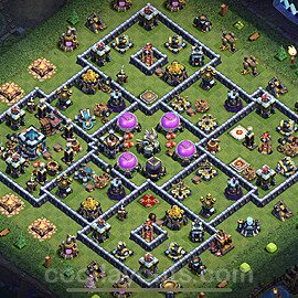 Base plan TH13 (design / layout) with Link, Anti Everything for Farming 2023, #40
