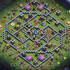 Gute Base für Farm RH13 + Link, Anti 3 Sterne 2023 - COC Rathaus 13 - #42