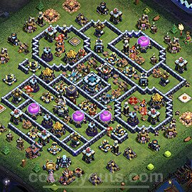 Base plan TH13 (design / layout) with Link, Hybrid for Farming 2022, #45
