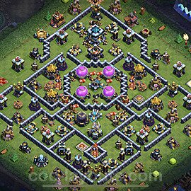 Base plan TH13 (design / layout) with Link, Hybrid for Farming 2022, #50