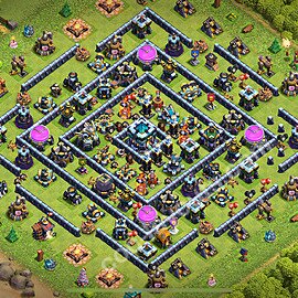 Gute Base für Farm RH13 + Link, Hybrid 2026 - COC Rathaus 13 - #78