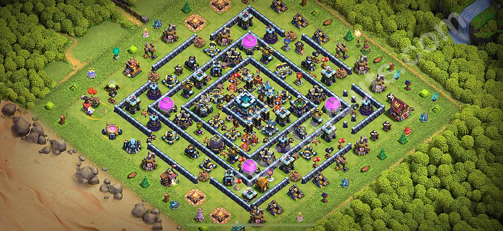 Gute Base für Farm RH13 + Link, Hybrid 2026 - COC Rathaus 13 - #78