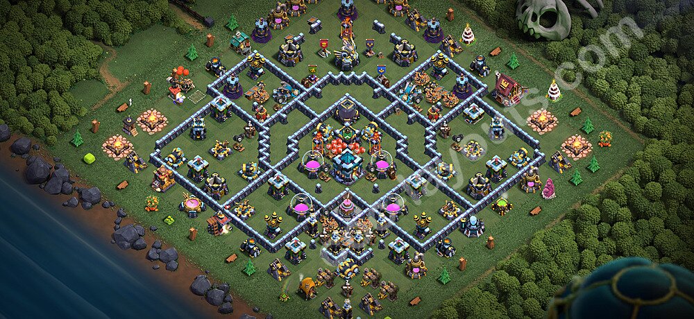 Gute Base für Farm RH13 + Link, Anti 3 Sterne 2026 - COC Rathaus 13 - #82