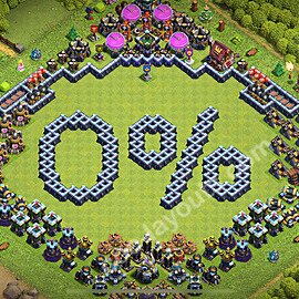 TH13 Funny Troll Base Plan with Link, Copy Town Hall 13 Art Design 2026, #56