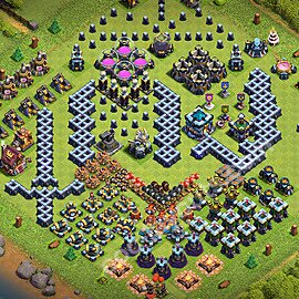 Top Base de Troll Funny HDV 13 + Lien (Link) 2026 - Hôtel de Ville 13 Art Base Copier - #59