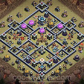 Die Clan War Base RH13 + Link, Anti Alles 2022 - COC Rathaus Level 13 Kriegsbase (CK / CW) - #151