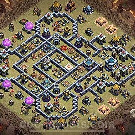 Die Clan War Base RH13 + Link, Anti Alles 2022 - COC Rathaus Level 13 Kriegsbase (CK / CW) - #153