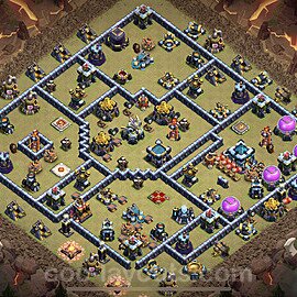 Die Clan War Base RH13 + Link 2022 - COC Rathaus Level 13 Kriegsbase (CK / CW) - #183