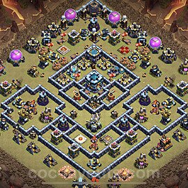 Die Clan War Base RH13 + Link, Anti Alles 2023 - COC Rathaus Level 13 Kriegsbase (CK / CW) - #192
