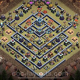 Die Clan War Base RH13 + Link, Anti Alles 2023 - COC Rathaus Level 13 Kriegsbase (CK / CW) - #21