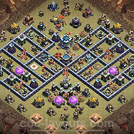 Die Clan War Base RH13 + Link, Anti Alles 2023 - COC Rathaus Level 13 Kriegsbase (CK / CW) - #23