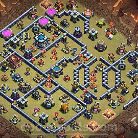 Die Clan War Base RH13 + Link 2025 - COC Rathaus Level 13 Kriegsbase (CK / CW) - #276