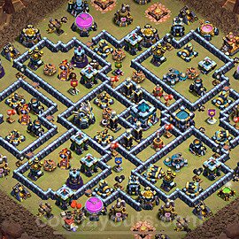 Diseño de aldea para Guerra Ayuntamiento 13 Copiar - COC TH13 Perfecta Distribucion 2025 + Enlace - #288