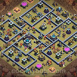 Top Base de Guerre HDV 13 + Lien (Link), Anti tout 2025 gdc - Hôtel de Ville 13 Base Copier - #291